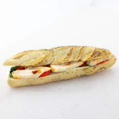 Chicken-Mayonnaise-Crudités Sandwich