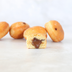 5 minis beignets chocolat-noisette