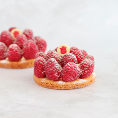 Tartelette aux framboises