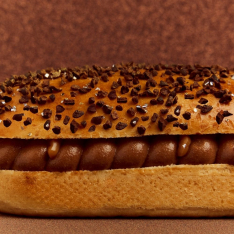 Bûche Tropézienne Chocolat Noir Caramel Fleur de sel